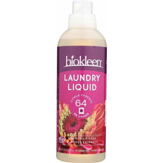 BIO KLEEN BIO KLEEN Laundry Liq Citrus, 32 oz