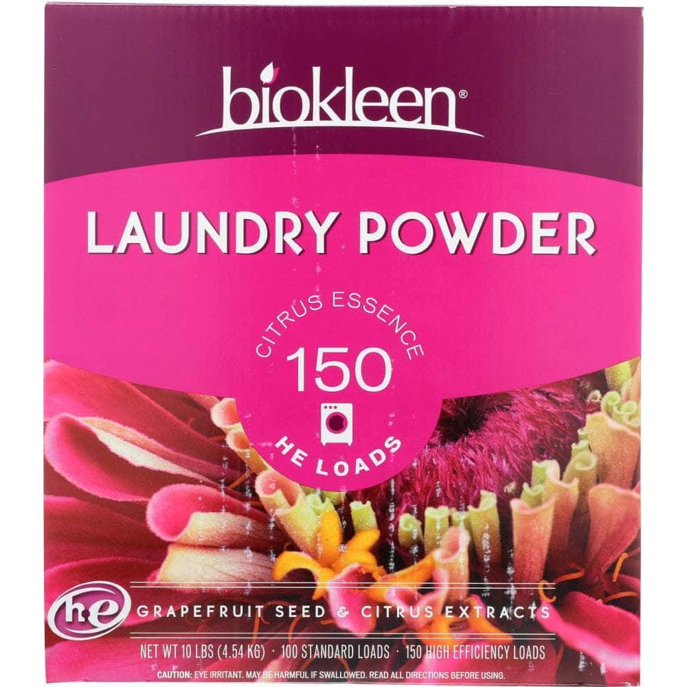 Biokleen Bio Kleen Laundry Powder Grapefruit Seed And Citrus Extract, 10 lb