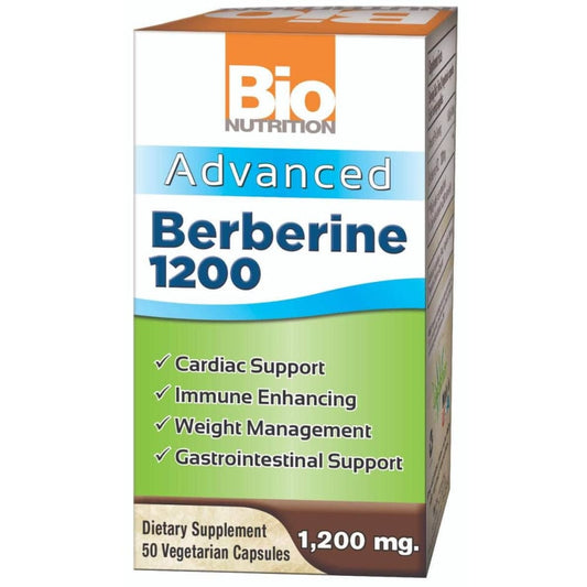 BIO NUTRITION Bio Nutrition Advanced Berberine 1200, 50 Vc
