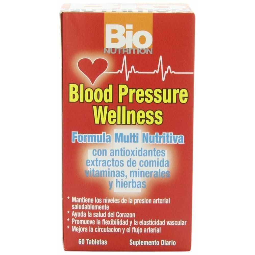 Bio Nutrition Bio Nutrition Blood Pressure Wellness, 60 tablets