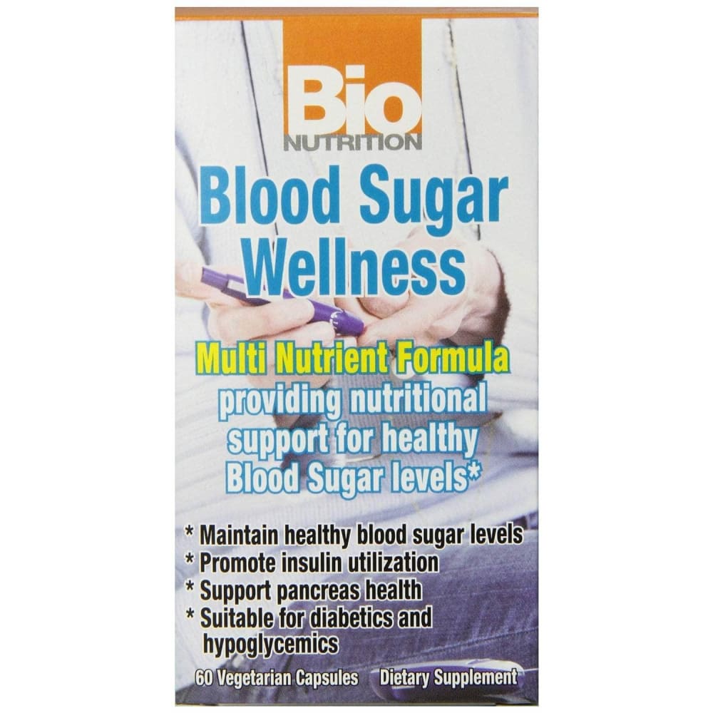 Bio Nutrition Bio Nutrition Blood Sugar Wellness, 60 vegetarian capsules