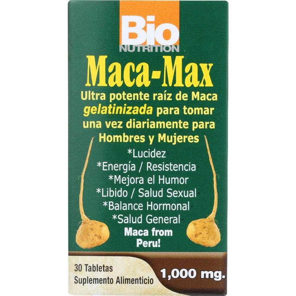 Bio Nutrition Bio Nutrition Maca-Max 1000 mg, 30 tablets