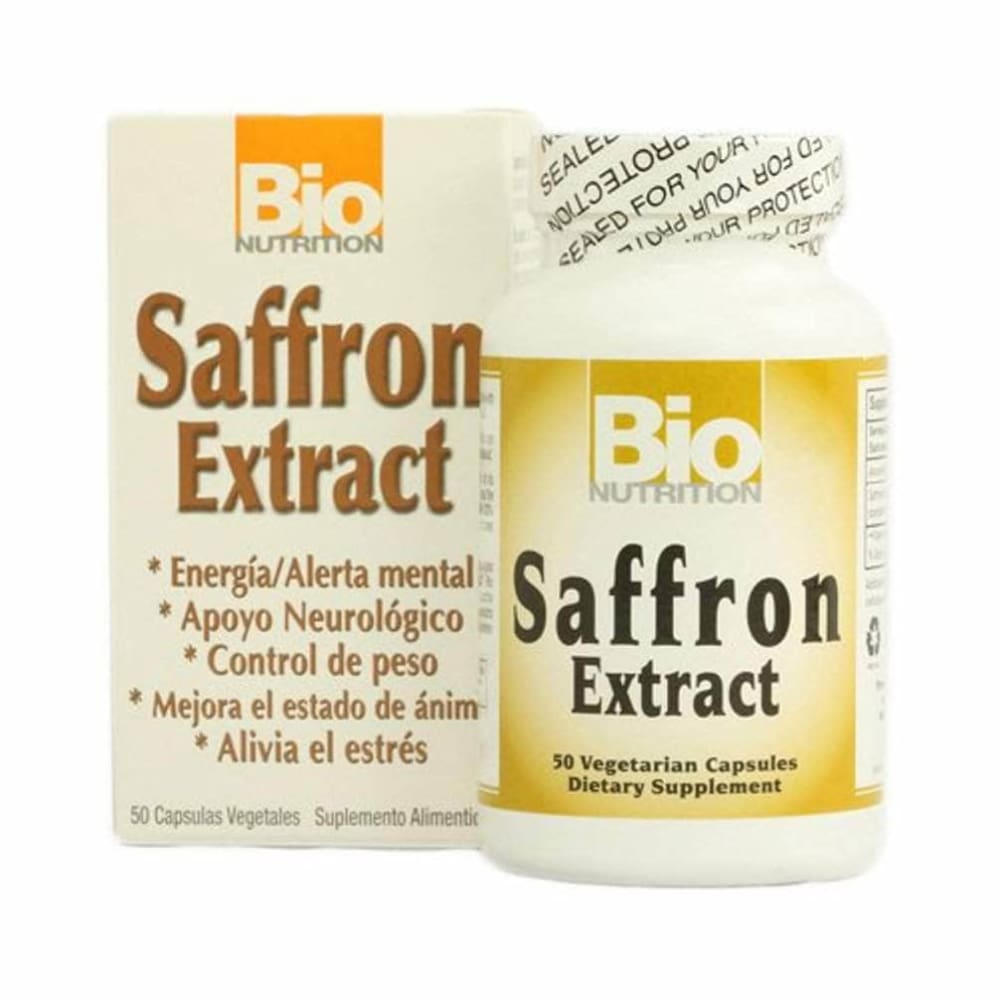 BIO NUTRITION Bio Nutrition Saffron Extract, 50 Vegetarian Capsules