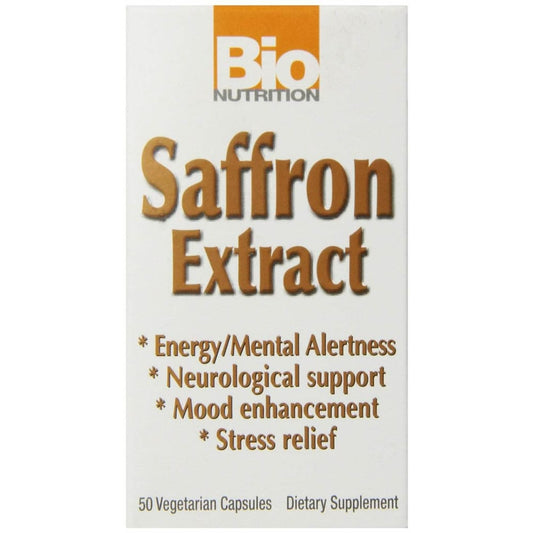 BIO NUTRITION Bio Nutrition Saffron Extract, 50 Vegetarian Capsules