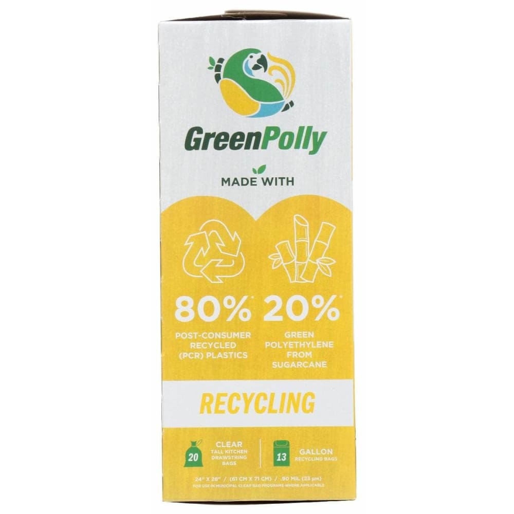 BIOBAG BIOBAG Bags Recycling Clear 20Ct, 13 ga