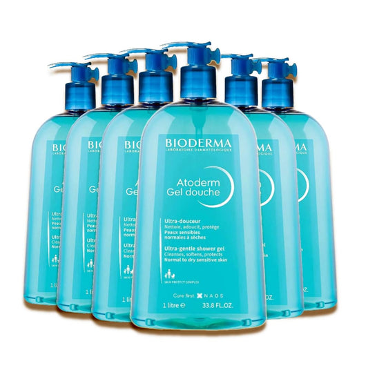 Bioderma Atoderm Hydrating Shower Gel 33.8 fl oz - 6 Pack - Shower gel - Bioderma