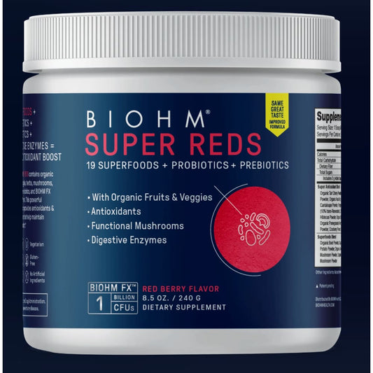 BIOHM: Superfood Reds Probiotic 8.5 OZ - Vitamins & Supplements > Digestive Supplements - BIOHM