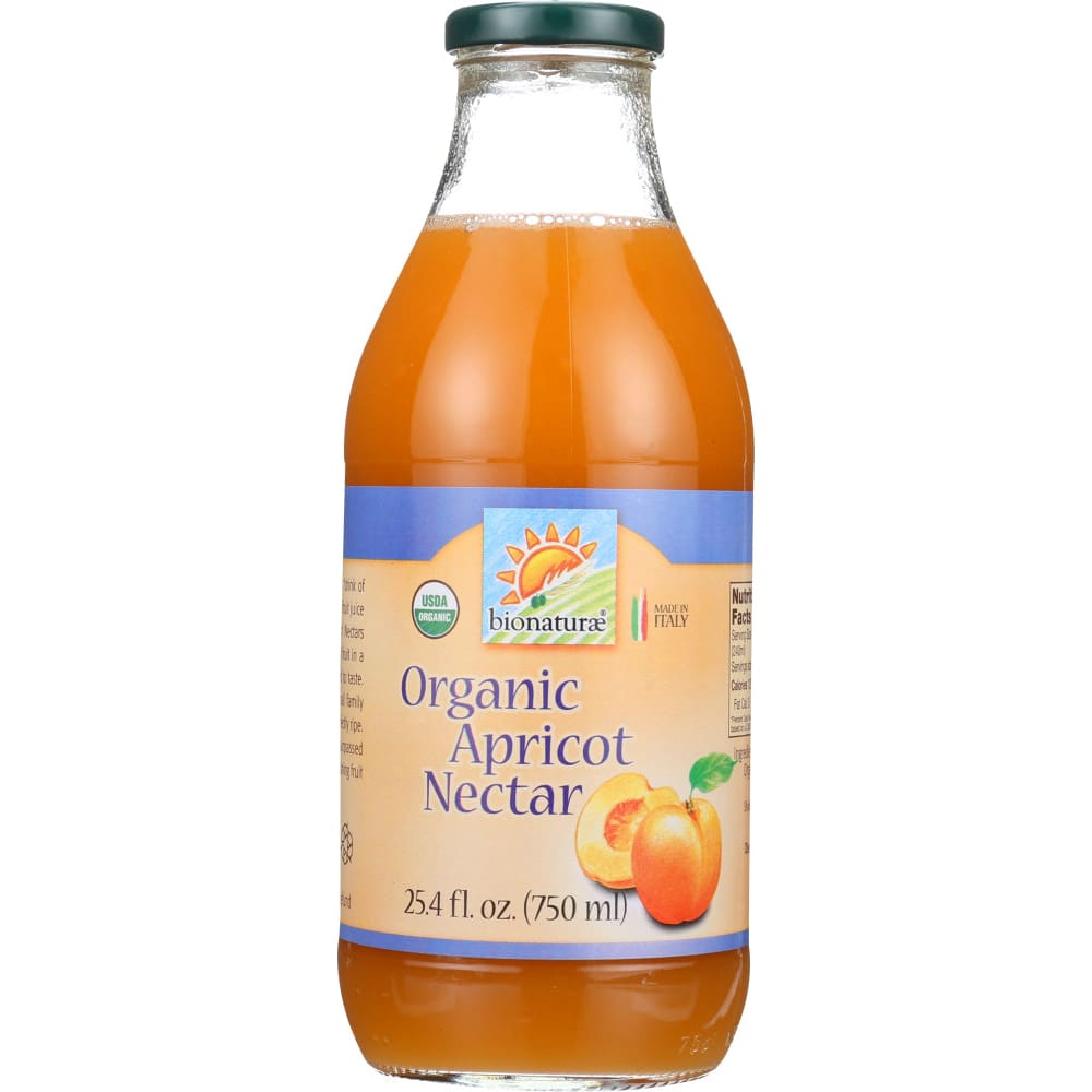 BIONATURAE: Organic Apricot Nectar 25.4 oz (Pack of 5) - Beverages - BIONATURAE