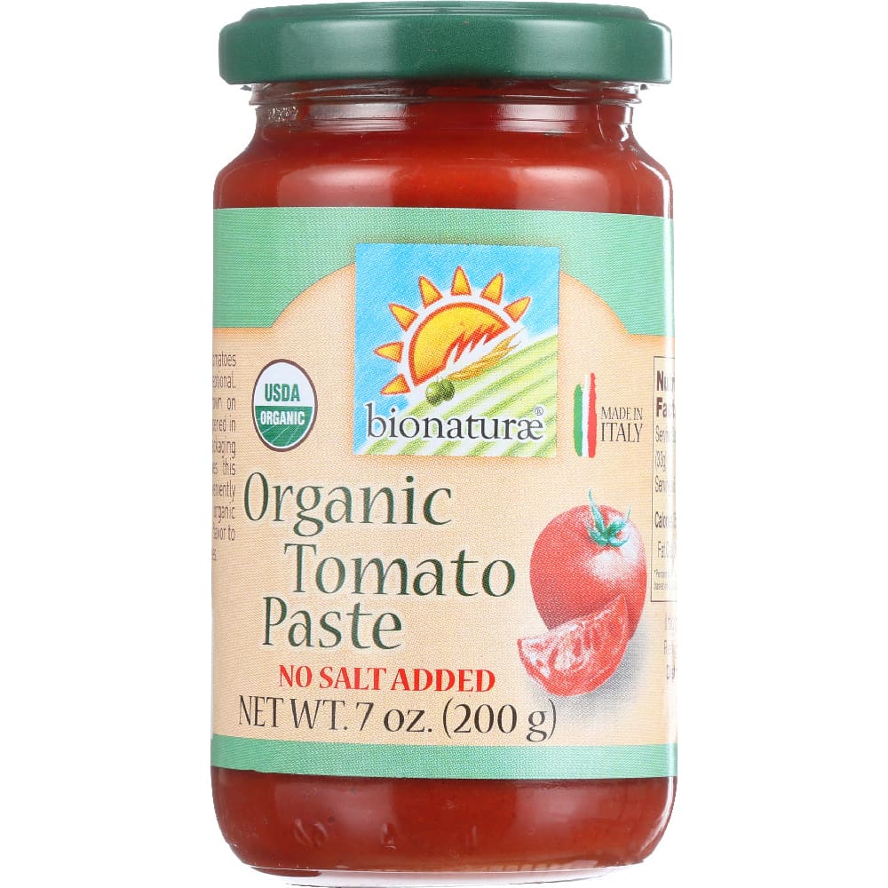 BIONATURAE: Organic Tomato Paste 7 Oz (Pack of 5) - Cooking & Baking > Seasonings - BIONATURAE