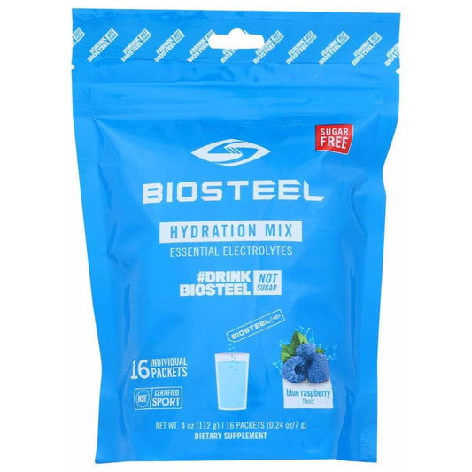 BIOSTEEL Biosteel Hydration Pwdr Blue Rspbr, 16 Un