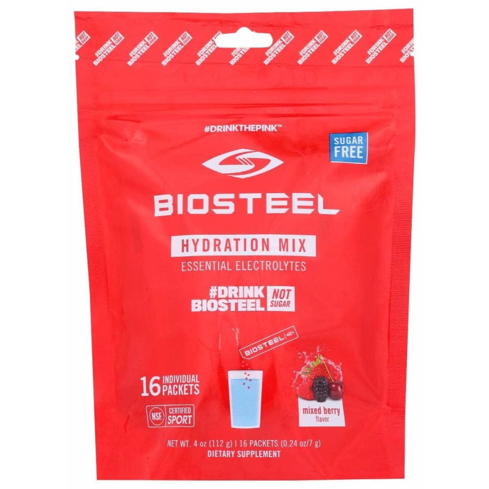 BIOSTEEL Biosteel Hydration Pwdr Mixed Brry, 16 Un