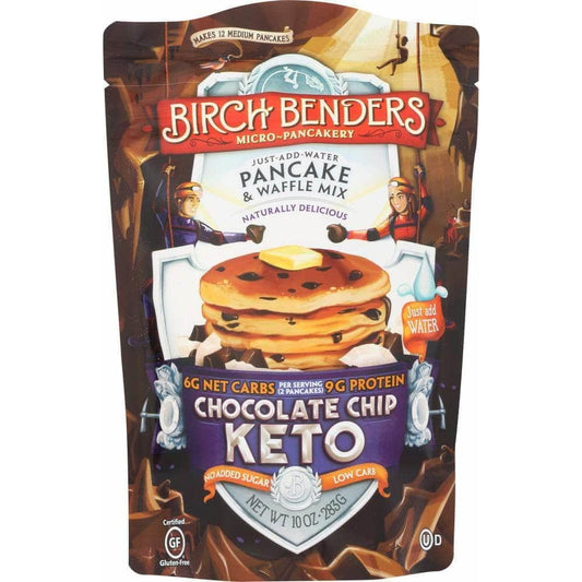 Birch Benders Birch Benders Keto Chocolate Chip Pancake and Waffle Mix, 10 oz