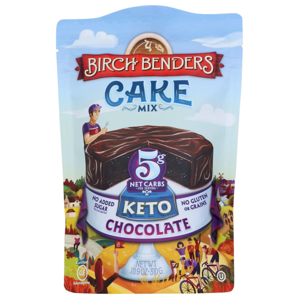 BIRCH BENDERS: Mix Cake Chocolate 10.9 OZ (Pack of 3) - Grocery > Cooking & Baking > Baking Ingredients - BIRCH BENDERS