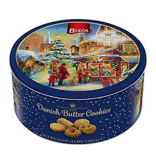 Bisca Danish Butter Cookies 64 oz. - Home/Promotions/Buy More Save More/Save on Cookies & Crackers/ - ShelHealth