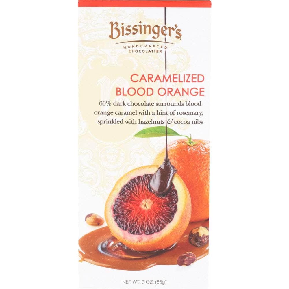 Bissingers Bissingers Chocolate Bar Caramelized Blood Orange, 3 oz