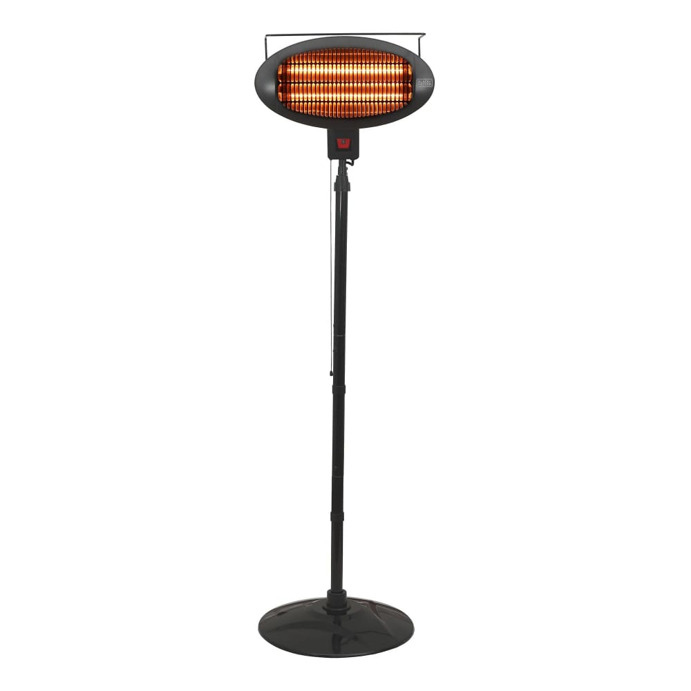 Black + Decker Electric Freestanding Patio Heater - Home/Patio & Outdoor Living/Patio Furniture/Fire Pits & Outdoor Heaters/ - Black +