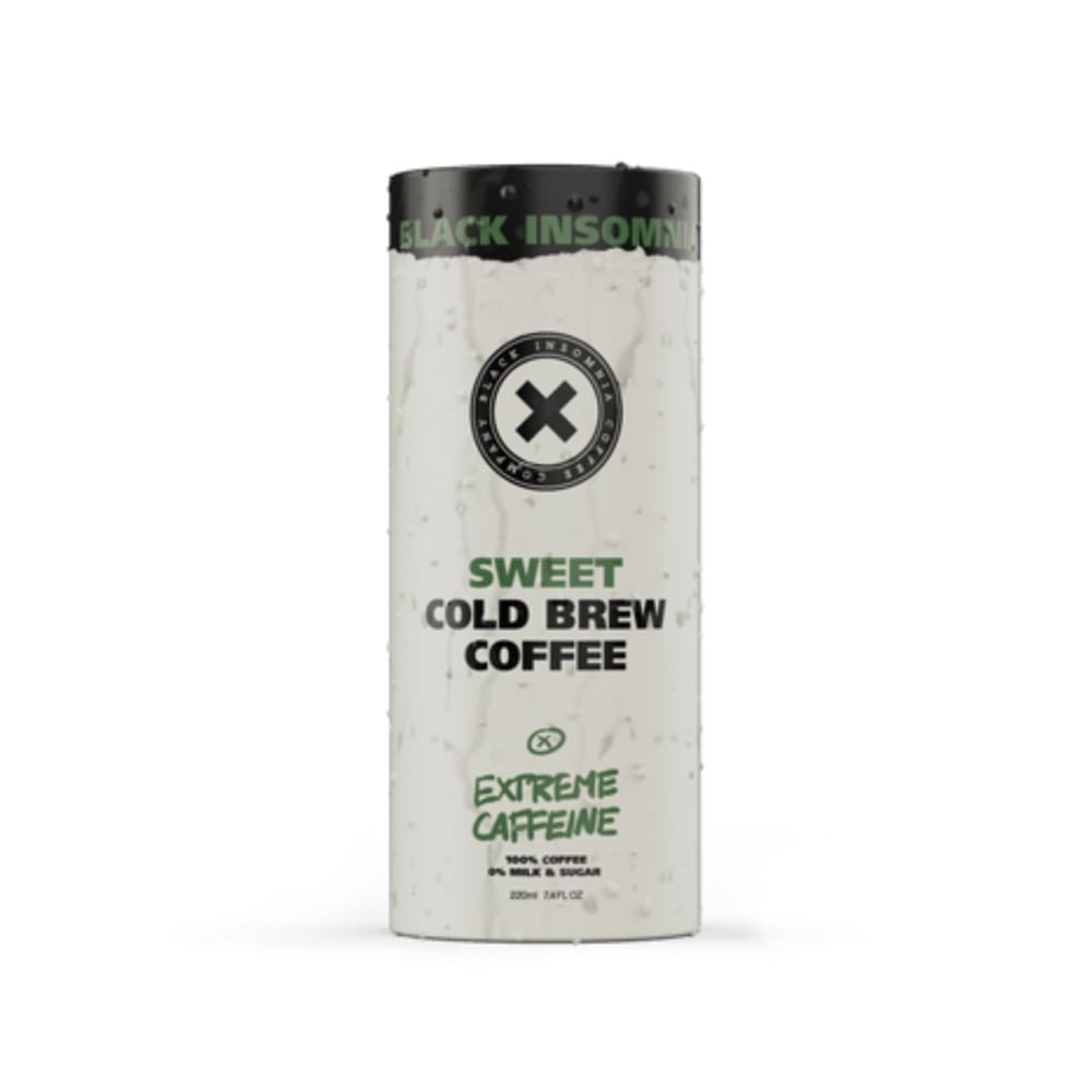 Black Insomnia Coffee Extreme Caffeine Ready To Drink Sweet Cold Brew - 7.4 oz (Pack of 6) - Coffee Tea & Hot Cocoa - ShelHealth