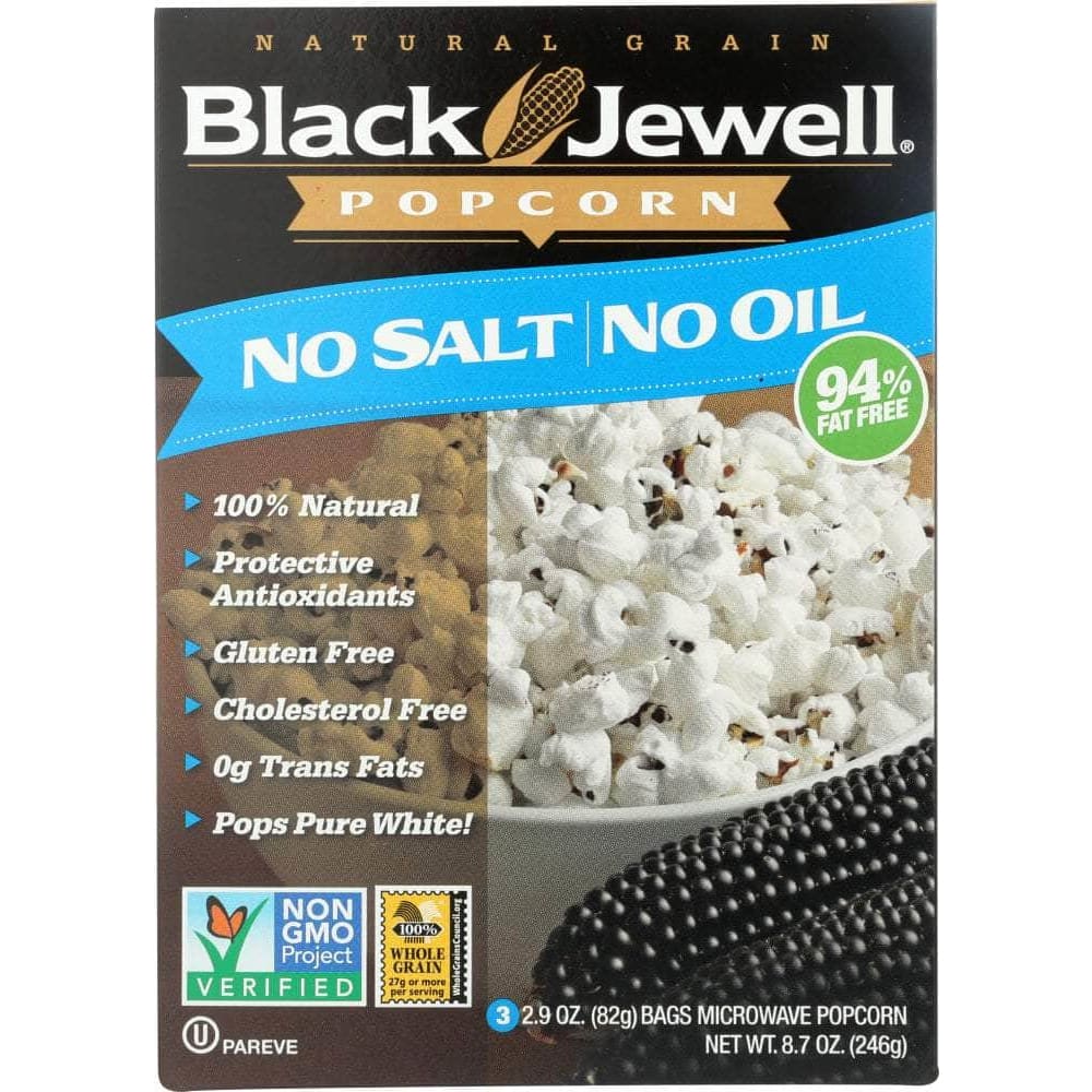 Black Jewell Black Jewell Popcorn Micro No Salt No Oil, 8.7 oz