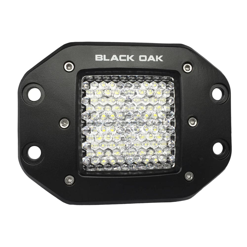 Black Oak Pro Series 2 Flush Mounted Flood Light - Black - Lighting | Flood/Spreader Lights - Black Oak LED
