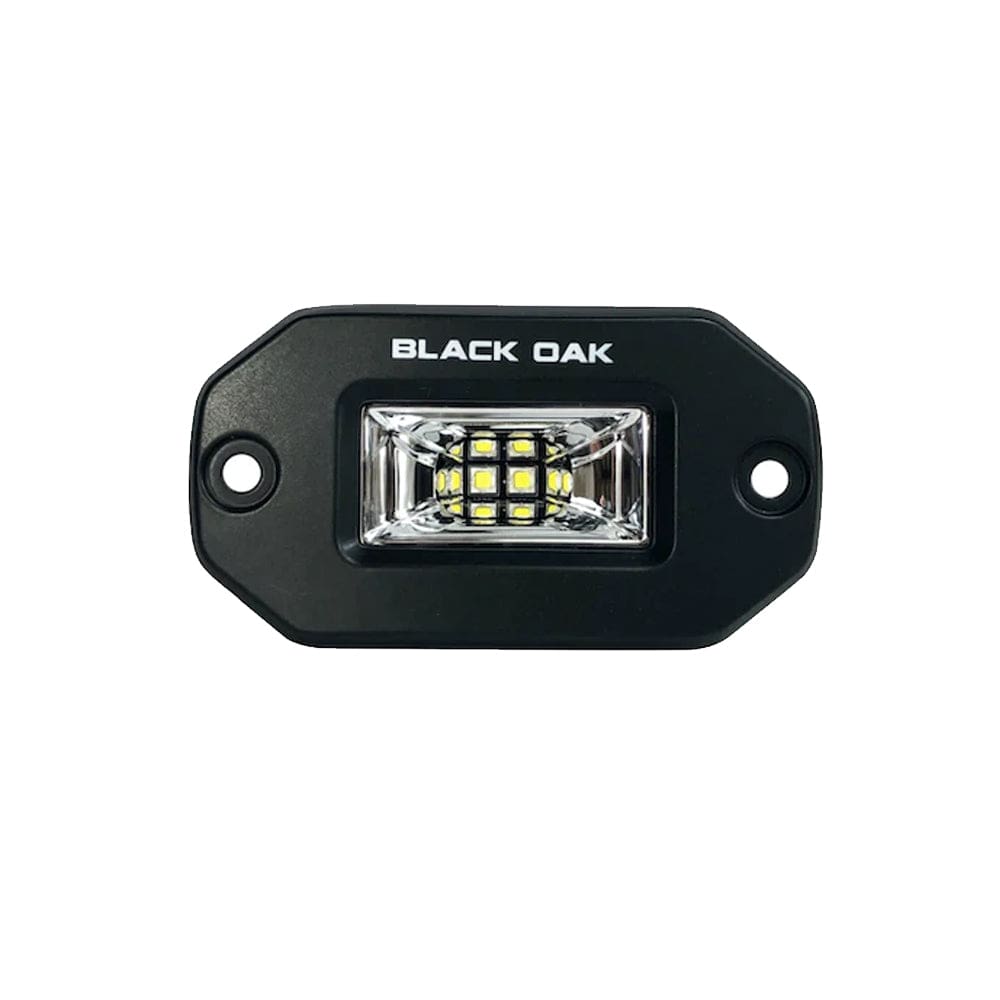Black Oak Pro Series 2 Flush Mounted Scene Light - Black - Lighting | Flood/Spreader Lights - Black Oak LED