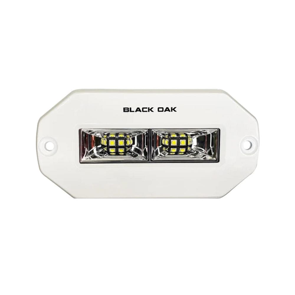 Black Oak Pro Series 4 Flush Mount Spreader Light - White Housing - Lighting | Flood/Spreader Lights - Black Oak LED