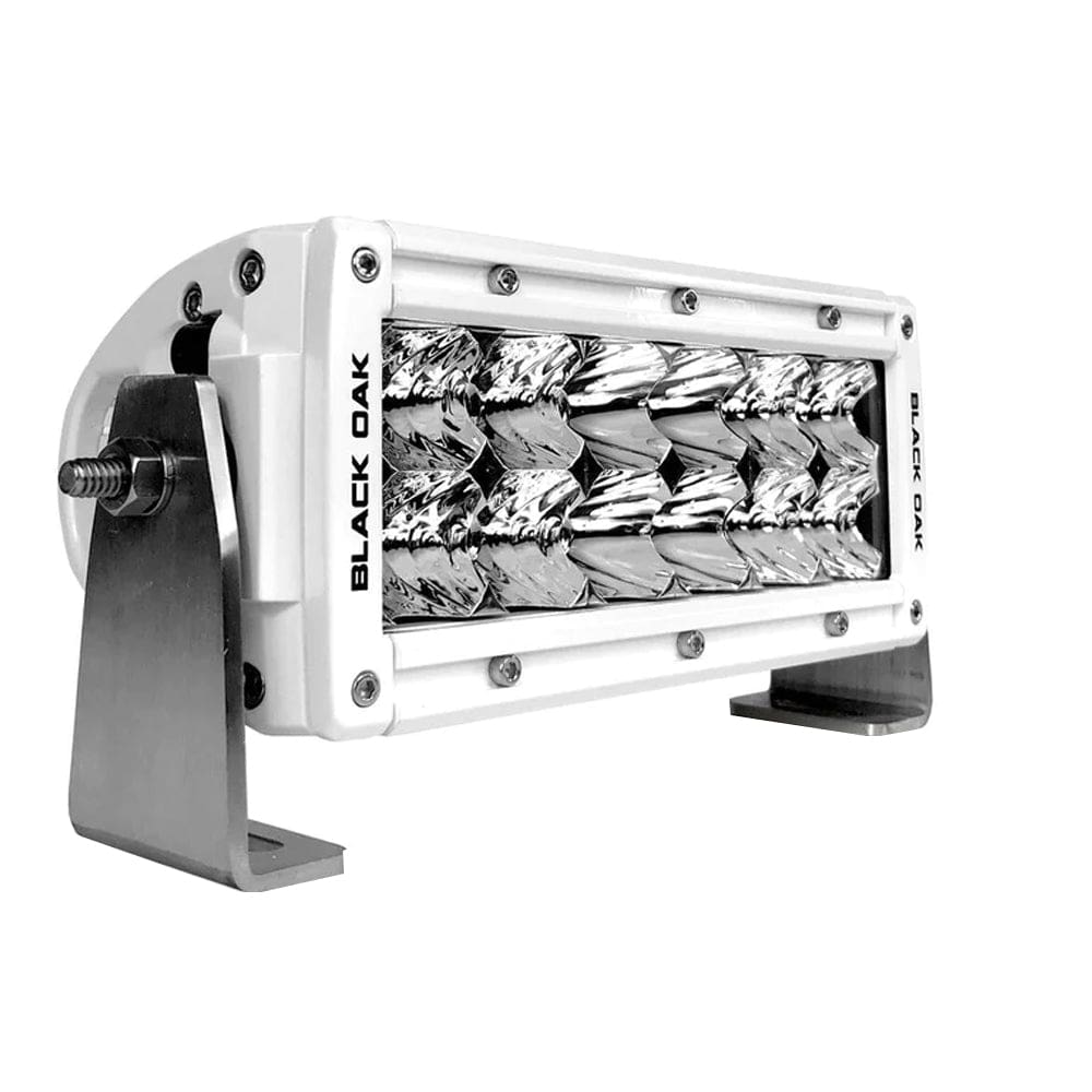 Black Oak Pro Series Double Row Combo 6 Light Bar - White - Automotive/RV | Lighting,Lighting | Light Bars - Black Oak LED