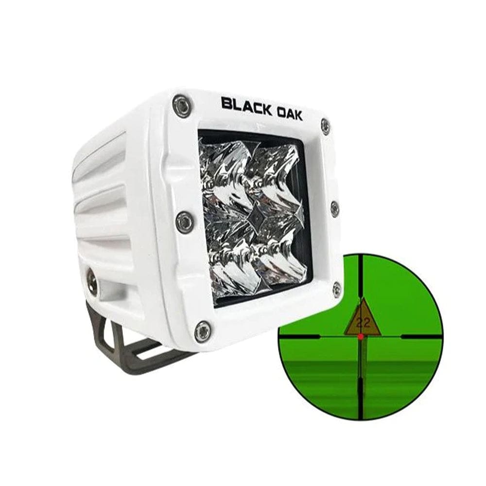 Black Oak Pro Series Infrared 2 850nm Flood Pod Light - White - Lighting | Pods & Cubes - Black Oak LED