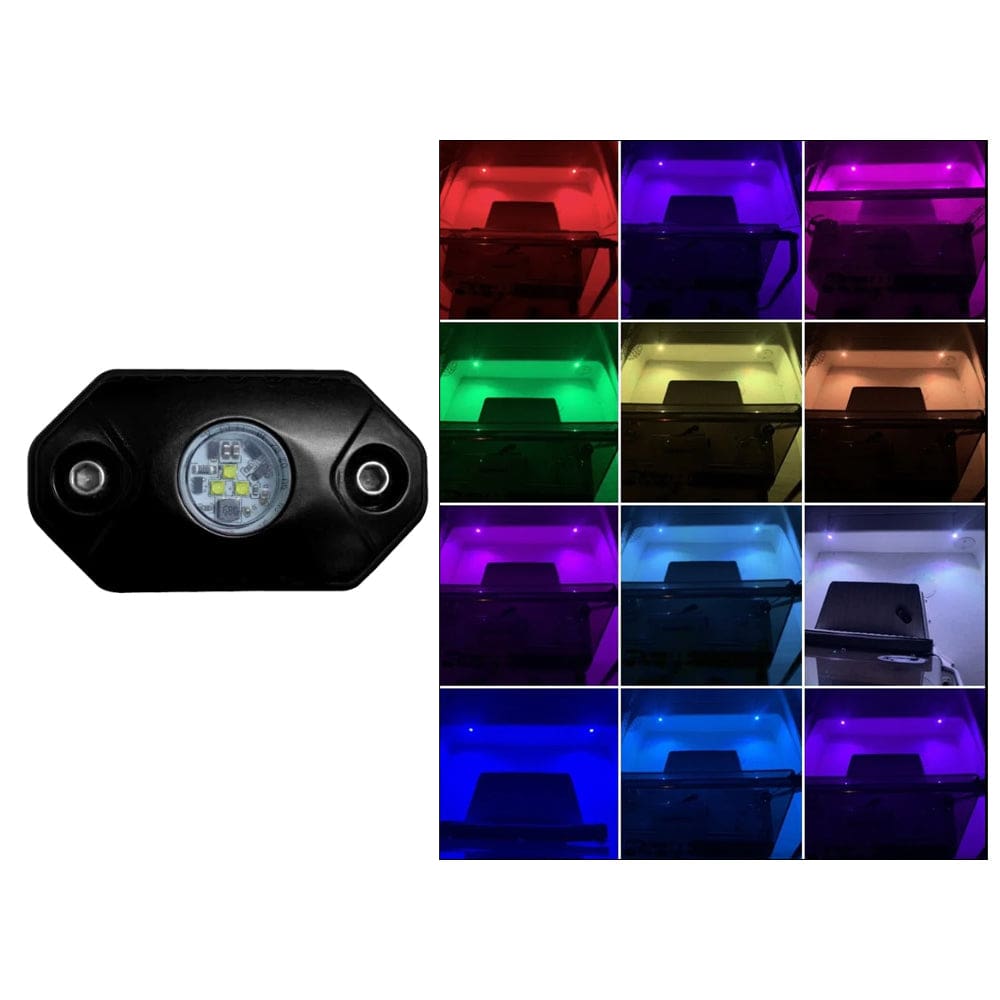 Black Oak Rock Accent Light - RGB - Black Housing - Lighting | Interior / Courtesy Light - Black Oak LED