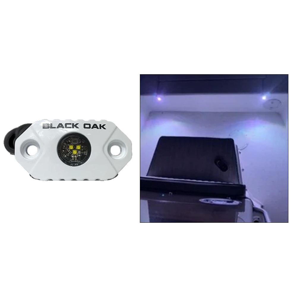 Black Oak Rock Accent Light - White - White Housing - Lighting | Interior / Courtesy Light - Black Oak LED