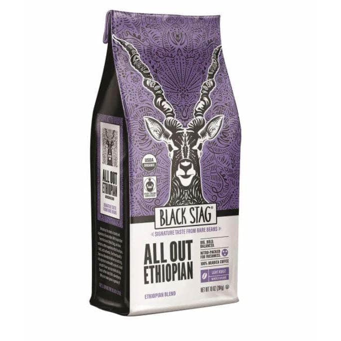 BLACK STAG Grocery > Beverages > Coffee, Tea & Hot Cocoa BLACK STAG All Out Ethiopian, 10 oz