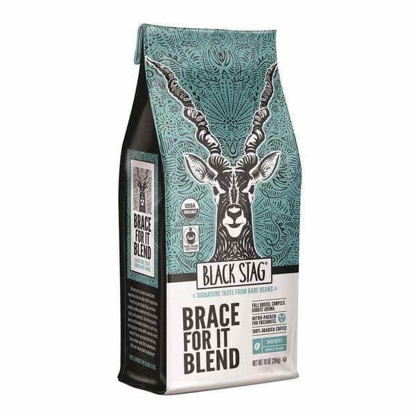 BLACK STAG Grocery > Beverages > Coffee, Tea & Hot Cocoa BLACK STAG Brace For It Blend, 10 oz