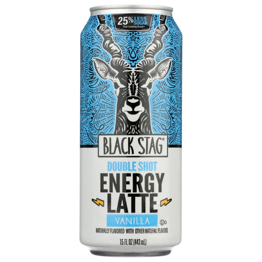 BLACK STAG: Coffee Latte Energy Vanil 15 FO (Pack of 5) - Grocery > Beverages > Coffee Tea & Hot Cocoa - BLACK STAG