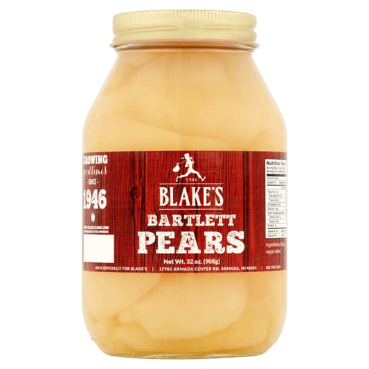 BLAKES BLAKES Bartlett Pears Halves, 32 fo
