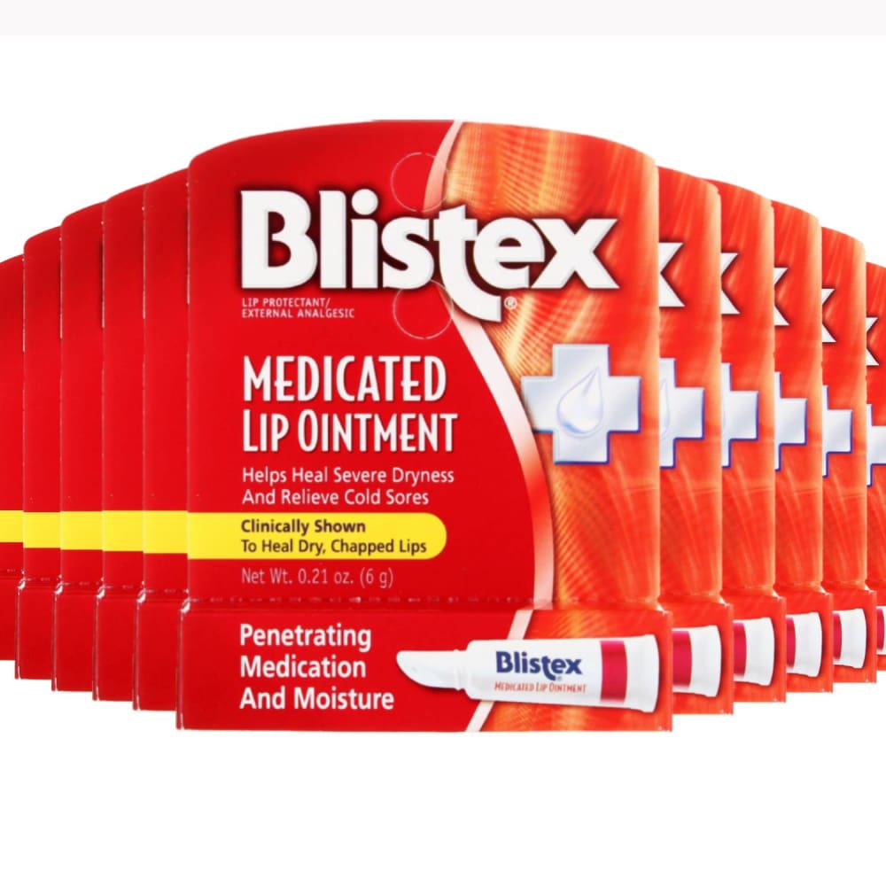 Blistex Medicated Lip Ointment 0.21 oz - 24 Pack - Blixtex