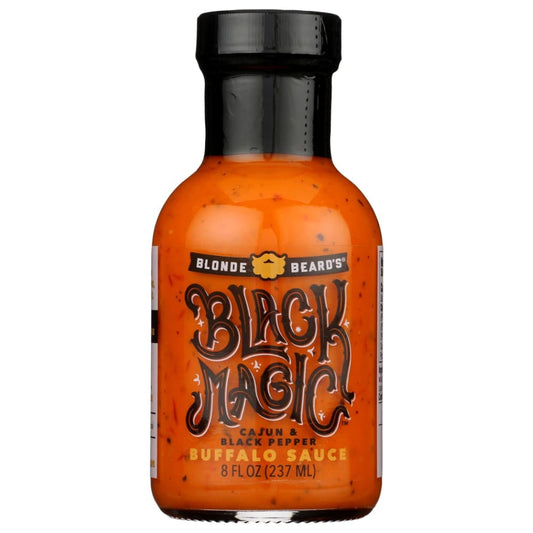 BLONDE BEARDS: Black Magic Buffalo Sauce 8 fo (Pack of 4) - Grocery > Meal Ingredients > Sauces - BLONDE BEARDS