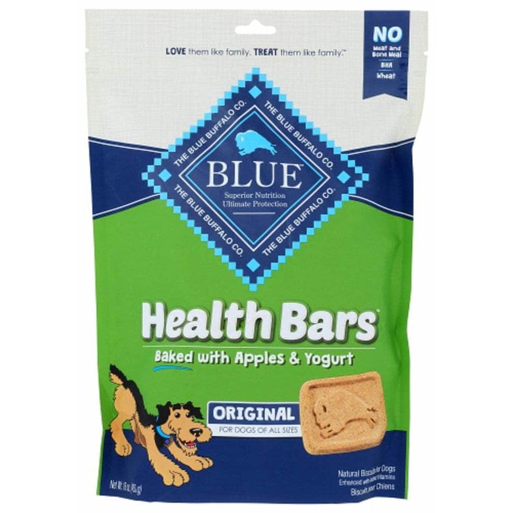 Blue Buffalo Blue Buffalo Health Bars Baked with Apples and Yogurt Crunchy Dog Biscuits, 16 oz