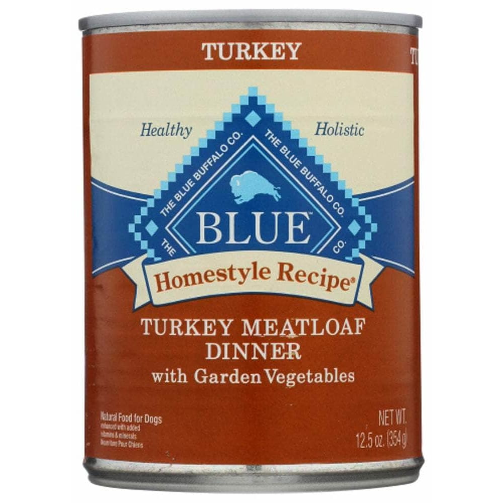 Blue Buffalo Blue Buffalo Homestyle Recipe Adult Dog Food Turkey Meatloaf Dinner with Garden Vegetables, 12.50 oz