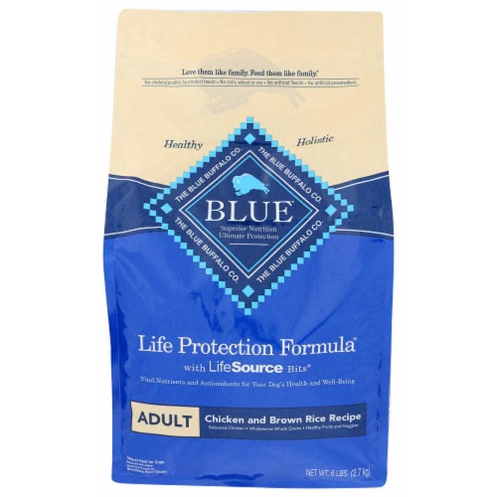 Blue Buffalo Blue Buffalo Life Protection Formula Adult Dog Food Chicken and Brown Rice Recipe, 6 lb