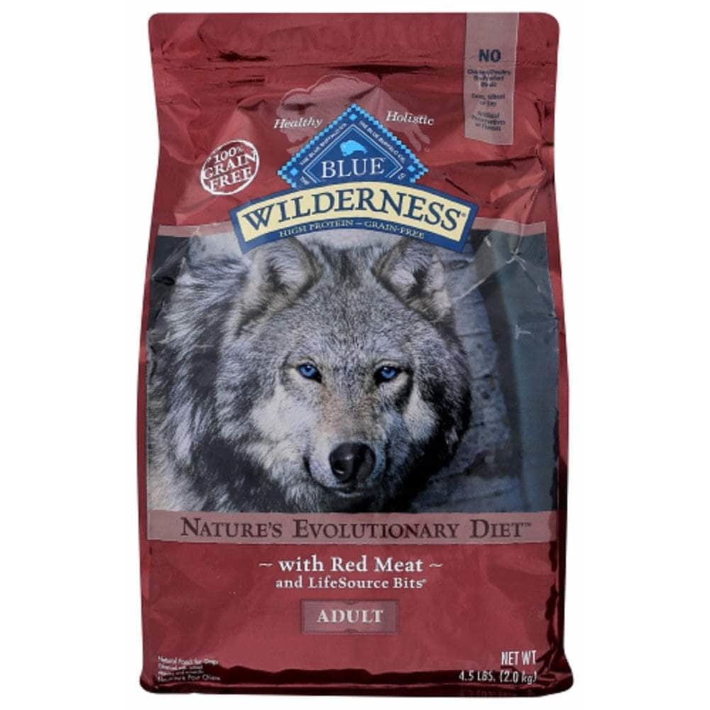 Wilderness Blue Buffalo Wilderness Adult Dog Food Red Meat Recipe, 4.50 lb
