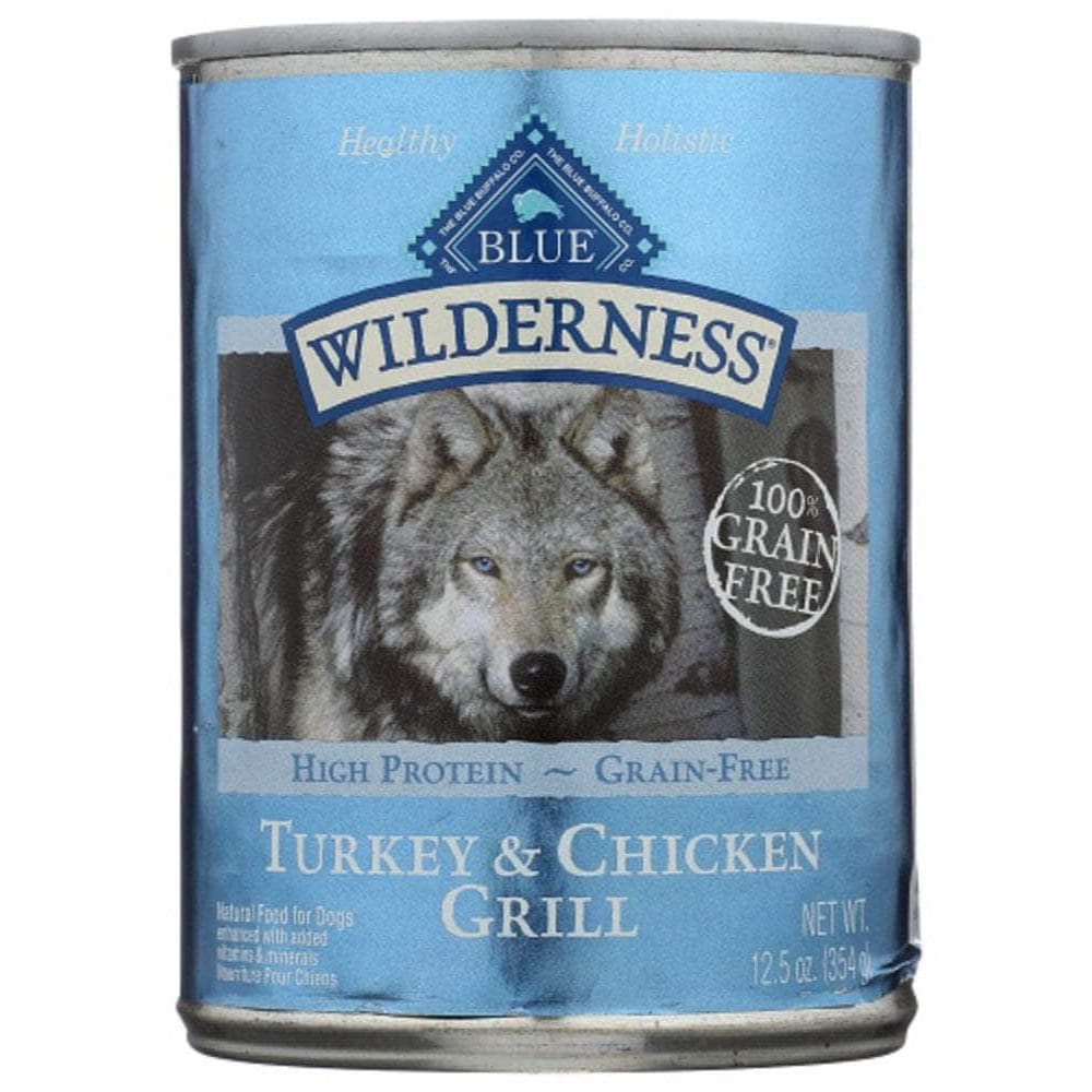 Wilderness Blue Buffalo Wilderness Adult Dog Food Turkey and Chicken Grill, 12.50 oz
