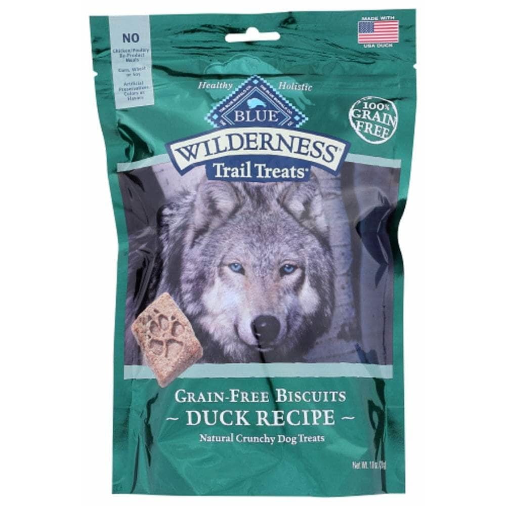 Wilderness Blue Buffalo Wilderness Trail Treats Dog Treat Duck Biscuits, 10 oz