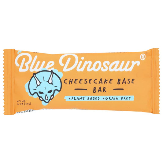 BLUE DINOSAUR: Cheesecake Base Bar 1.6 oz (Pack of 6) - Nutritional Bars Drinks and Shakes - BLUE DINOSAUR