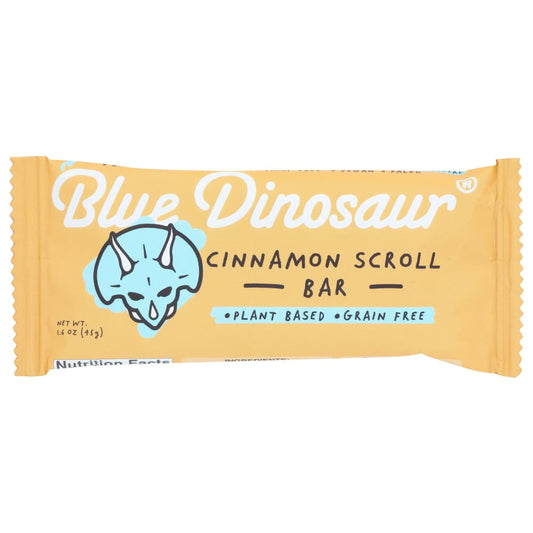 BLUE DINOSAUR: Cinnamon Scroll Bar 1.6 oz (Pack of 5) - Nutritional Bars Drinks and Shakes - BLUE DINOSAUR
