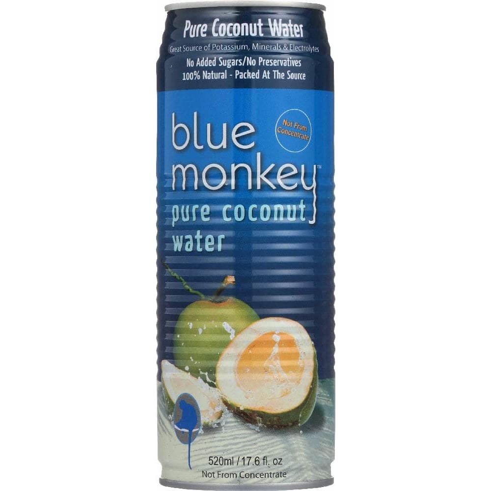 Blue Monkey Blue Monkey 100% Natural Pure Coconut Water No Pulp, 17.6 oz