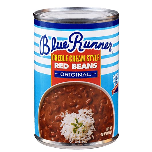 BLUE RUNNER BLUE RUNNER Creole Cream Style Red Beans, 16 oz