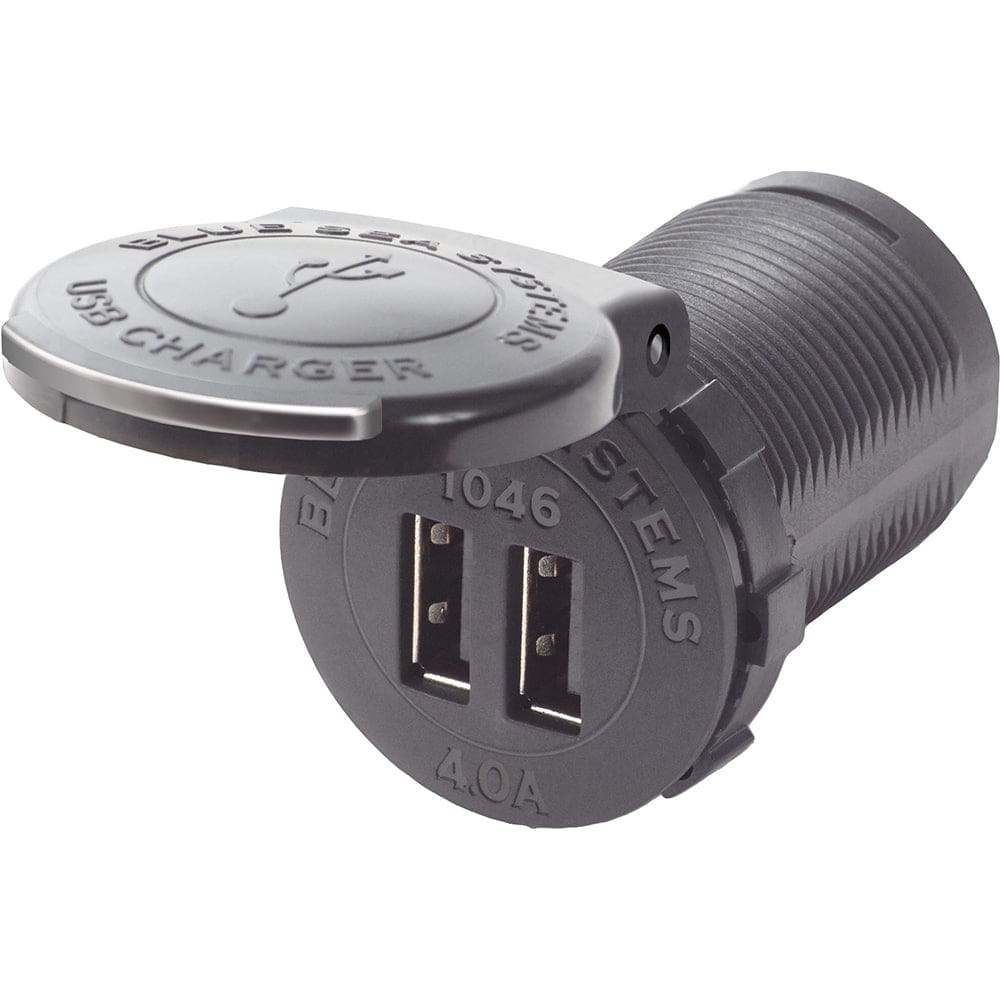 Blue Sea 1046 48V Dual USB Charger Socket Mount - Electrical | Accessories - Blue Sea Systems