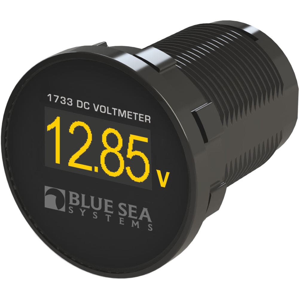 Blue Sea 1733 Mini OLED DC Voltmeter - Electrical | Meters & Monitoring - Blue Sea Systems