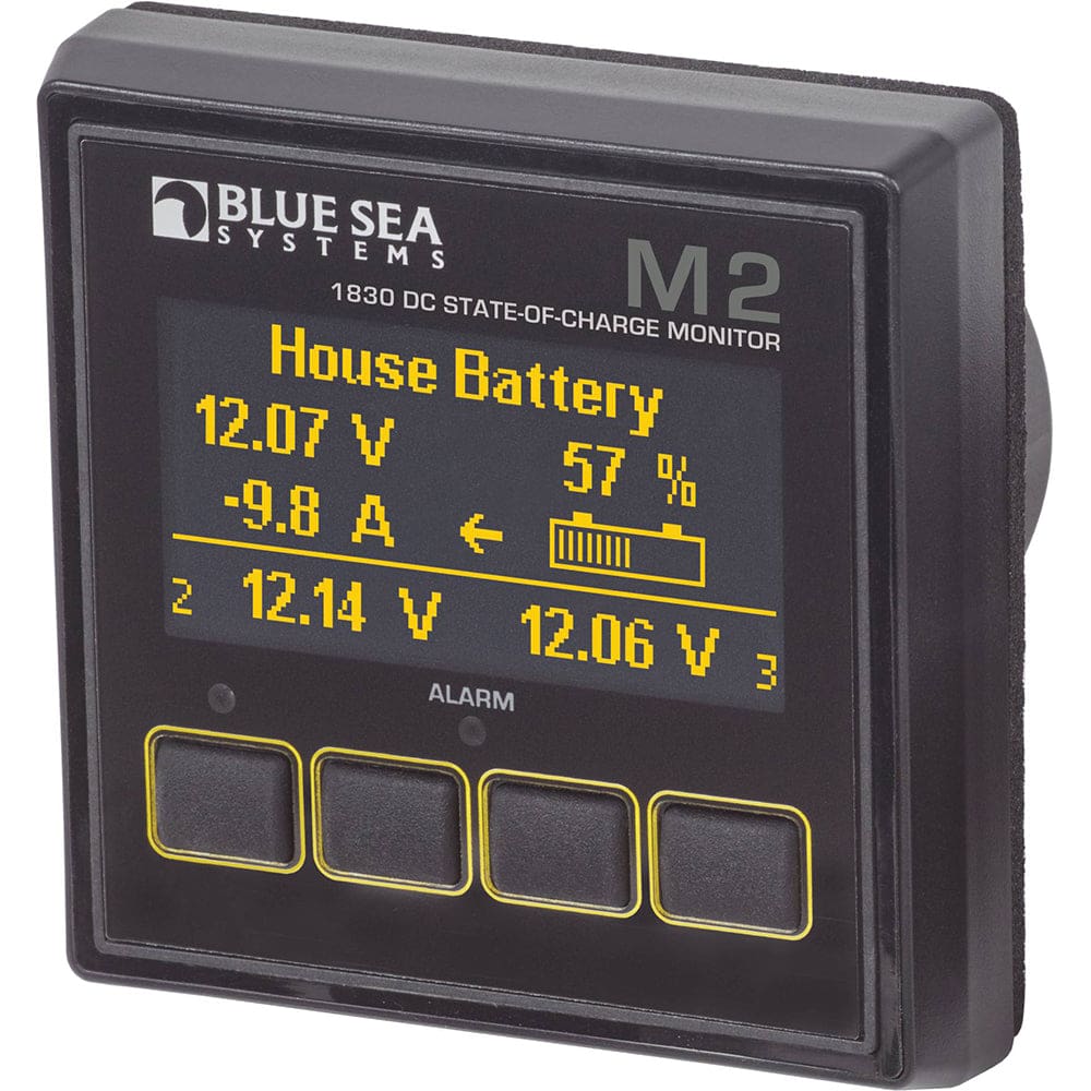 Blue Sea 1830 M2 DC SoC State of Charge Monitor - Electrical | Meters & Monitoring - Blue Sea Systems