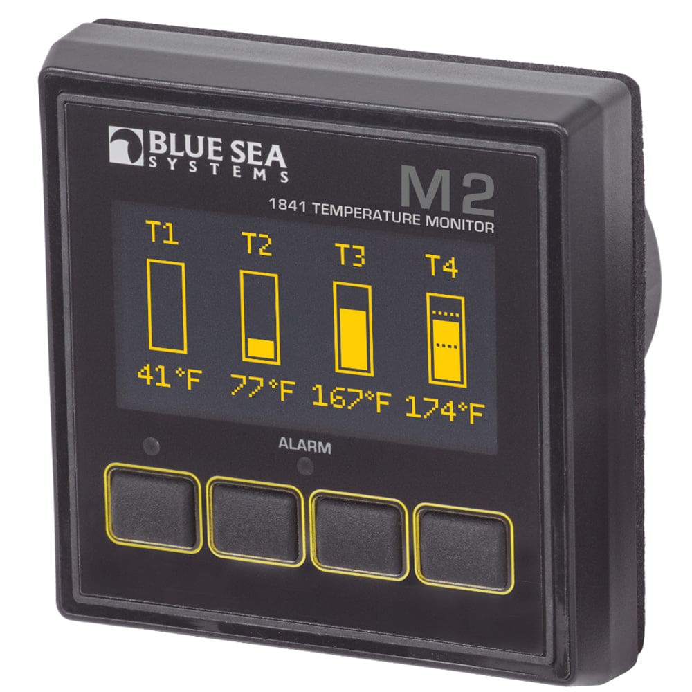 Blue Sea 1841 M2 OLED Temperature Monitor - Electrical | Meters & Monitoring - Blue Sea Systems
