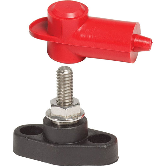 Blue Sea 2011 PowerPost Mini High Amperage Cable Connector - 1/ 4 Stud (Pack of 3) - Electrical | Busbars Connectors & Insulators - Blue Sea